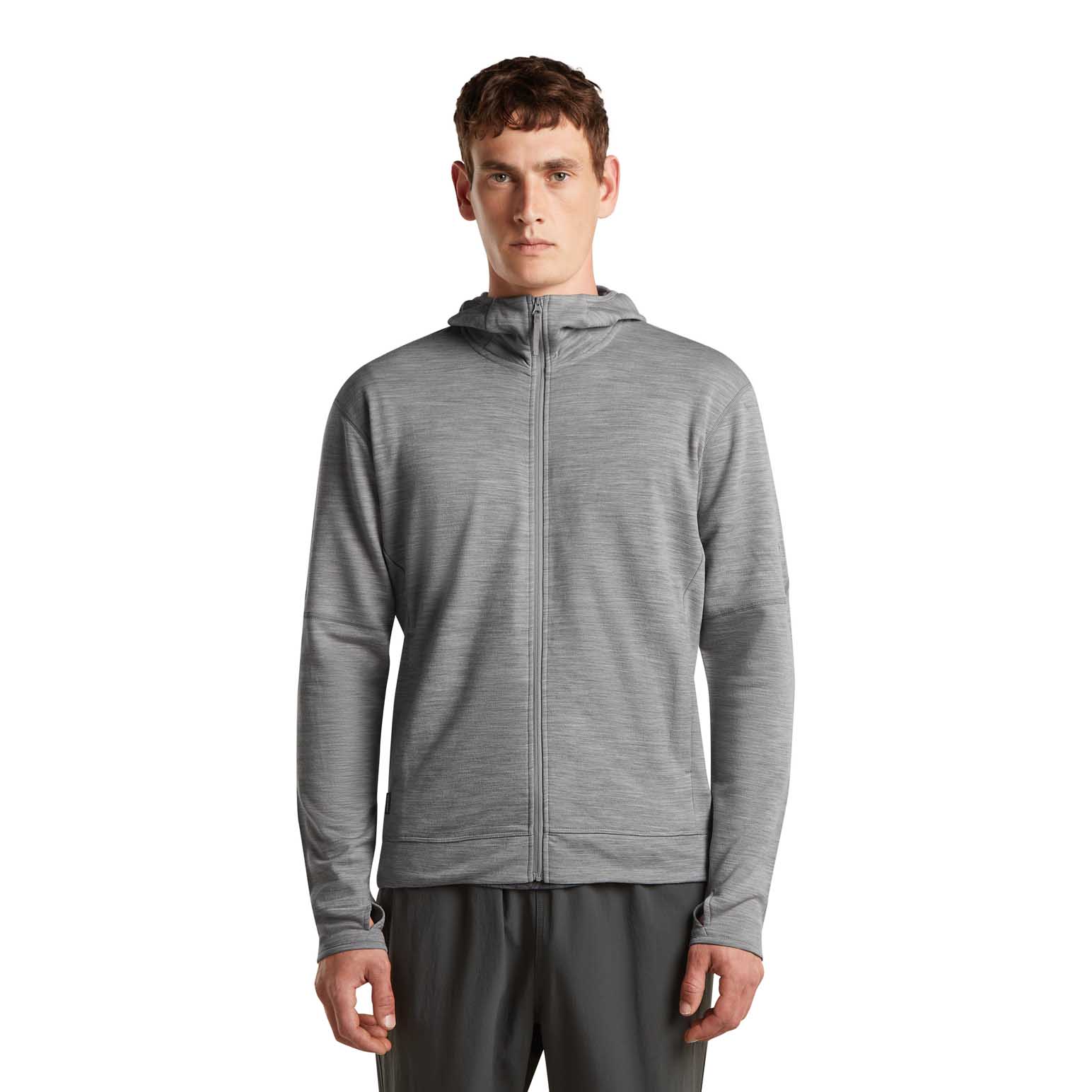 Icebreaker M Merino 360 RealFleece Elemental LS Zip Hood